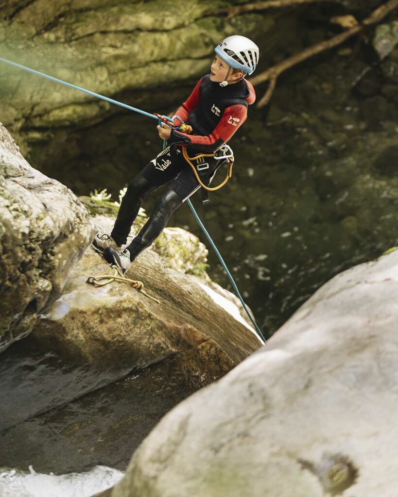 Canyoning à Samoëns (Haute Savoie) avec le Bureau des Guides de Samoëns