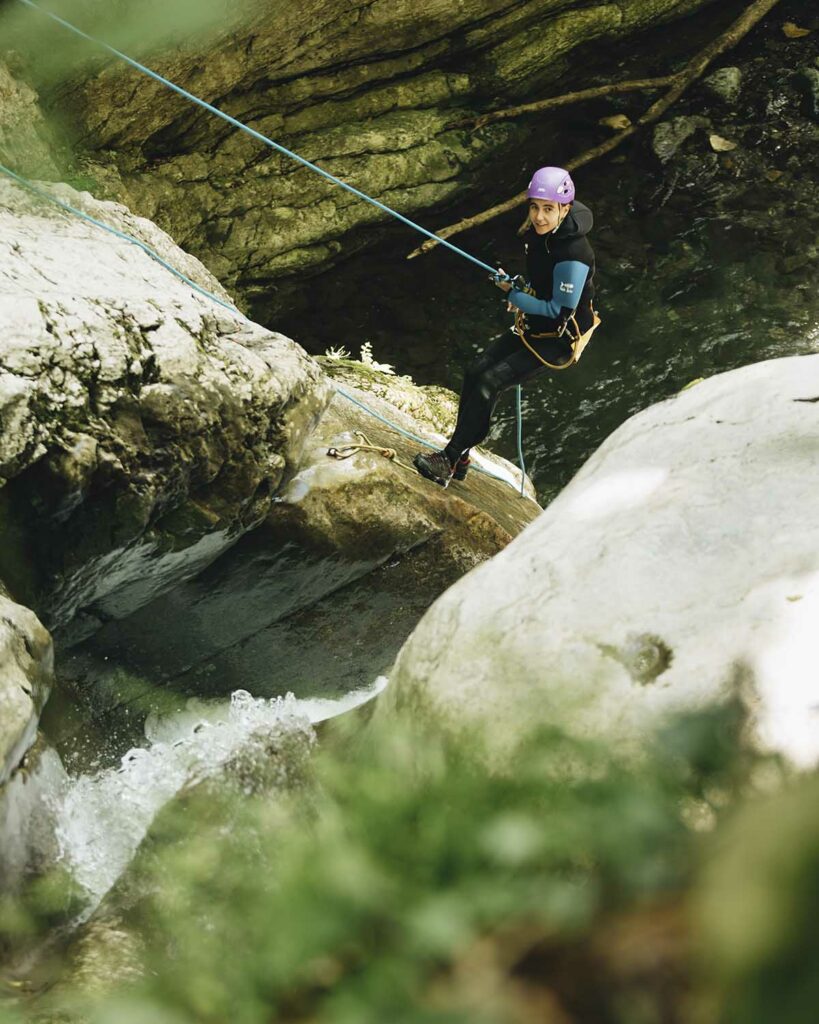 Canyoning à Samoëns (Haute Savoie) avec le Bureau des Guides de Samoëns