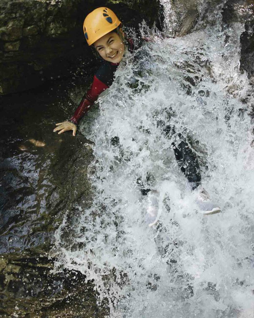 Canyoning à Samoëns (Haute Savoie) avec le Bureau des Guides de Samoëns