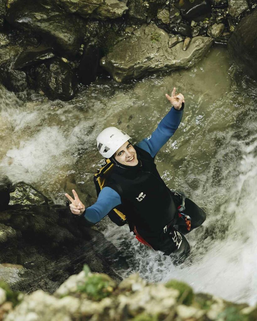 Canyoning à Samoëns (Haute Savoie) avec le Bureau des Guides de Samoëns